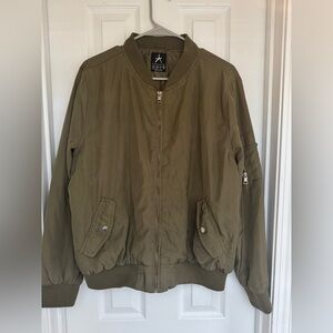 Plus size Atmosphere Green bomber jacket